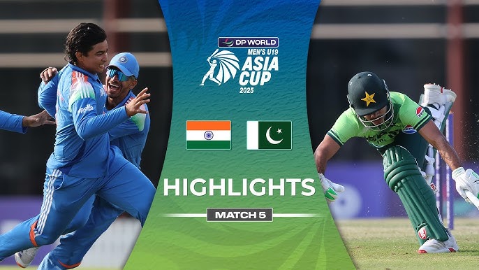 India U19 vs Pakistan U19 match highlights