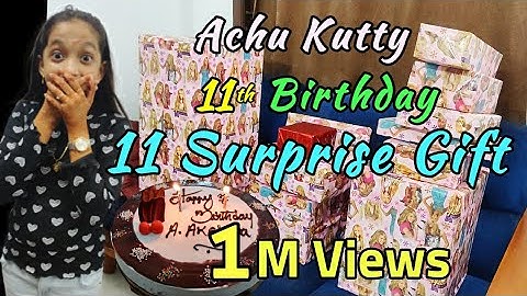 #1millionsviews Pre Birthday Celebration 🎂| 11 Surprise Gift|Akshaya 🥰|Kannan❤️bhagavathy