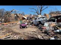 Devastating Tornado Damage In A Small Town In Arkansas | Live Walkthrough Of Wynne, AR Aftermath