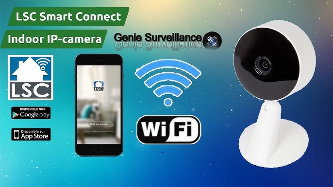 Caméra de surveillance sur IP LSC Smart Connect Smart Outdoor IP Camera -  1080p, étanche IP65, Wi-Fi –