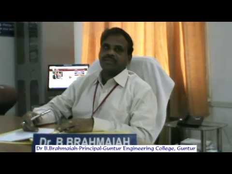 Dr B Brahmaiah-Principal-Guntur Engineering College-Guntur