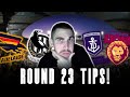 Round 23 AFL Tips + Predictions