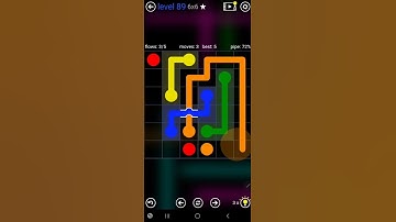 How To Solve Flow Free Bridges 6x6 Mania Pack Level 89 Board Walk Through Solution Walkthrough