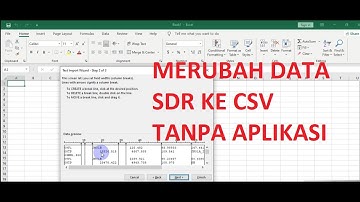 MENGUBAH SDR KE CSV TANPA APLIKASI | MINESCAPE || TUTORIAL MINESCAPE