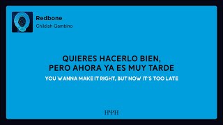 Childish Gambino - Redbone (Lyrics + Sub Español)