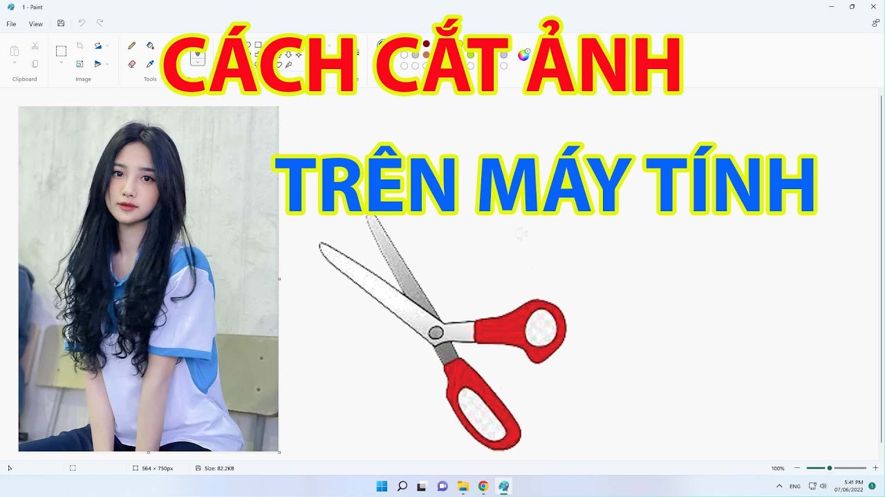 Cách Cắt Ảnh Trên Máy Tính