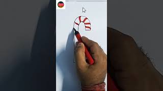 Candy cane color drawing (very easy) #shorts #ashortaday #trending #ytshorts Canvassing Passio