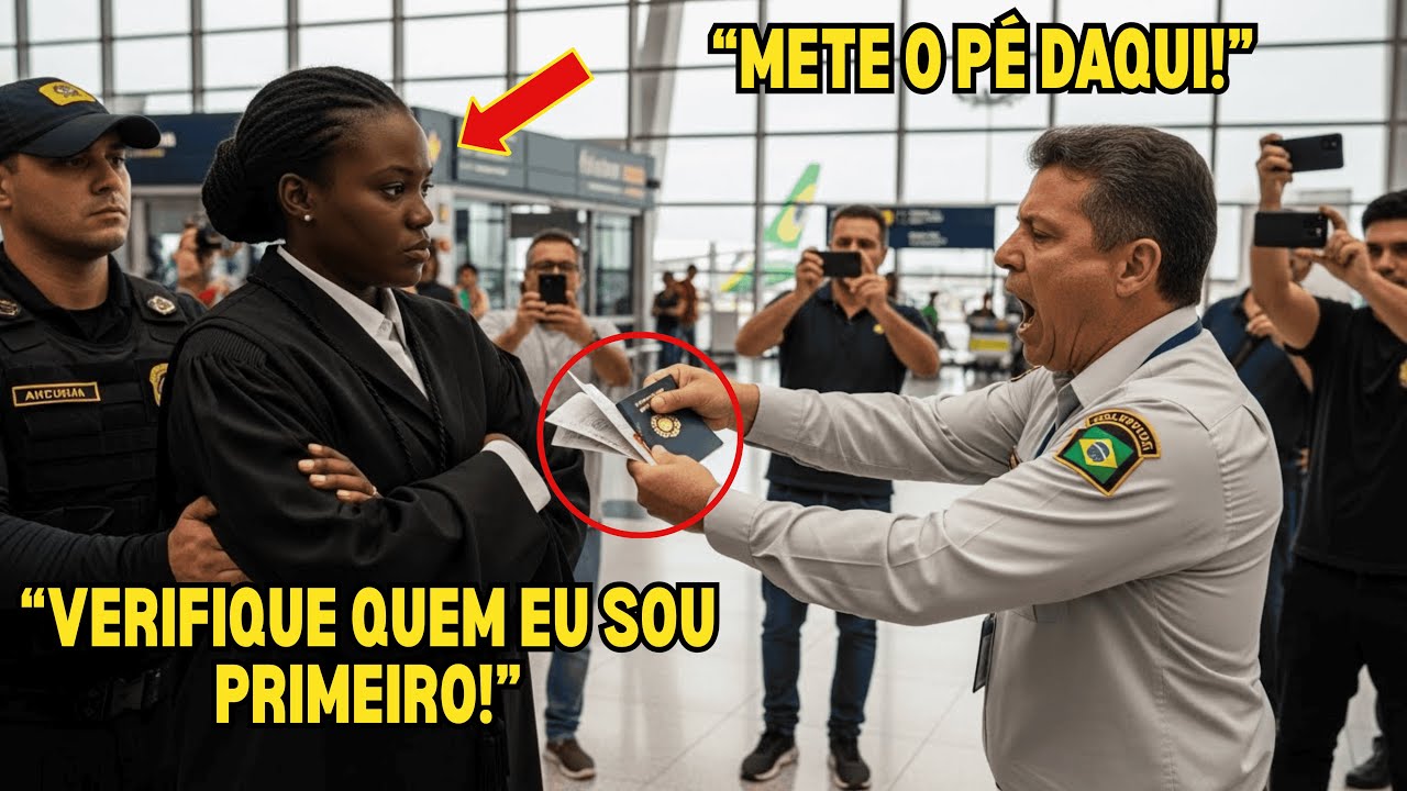 Agente De Aeroporto Rasga Passaporte De Garota Negra — Sem Saber Que Ela é Juíza Federal