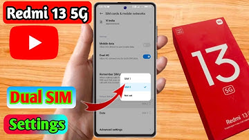 redmi 13 5g dual sim call setting, redmi 13 5g dual sim network problem