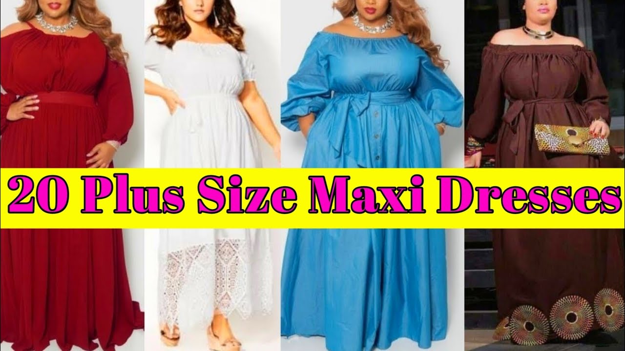 stylish plus size maxi dresses