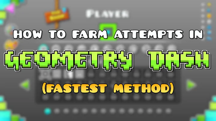 How to Farm Attempts (The Fastest Way) | Geometry Dash