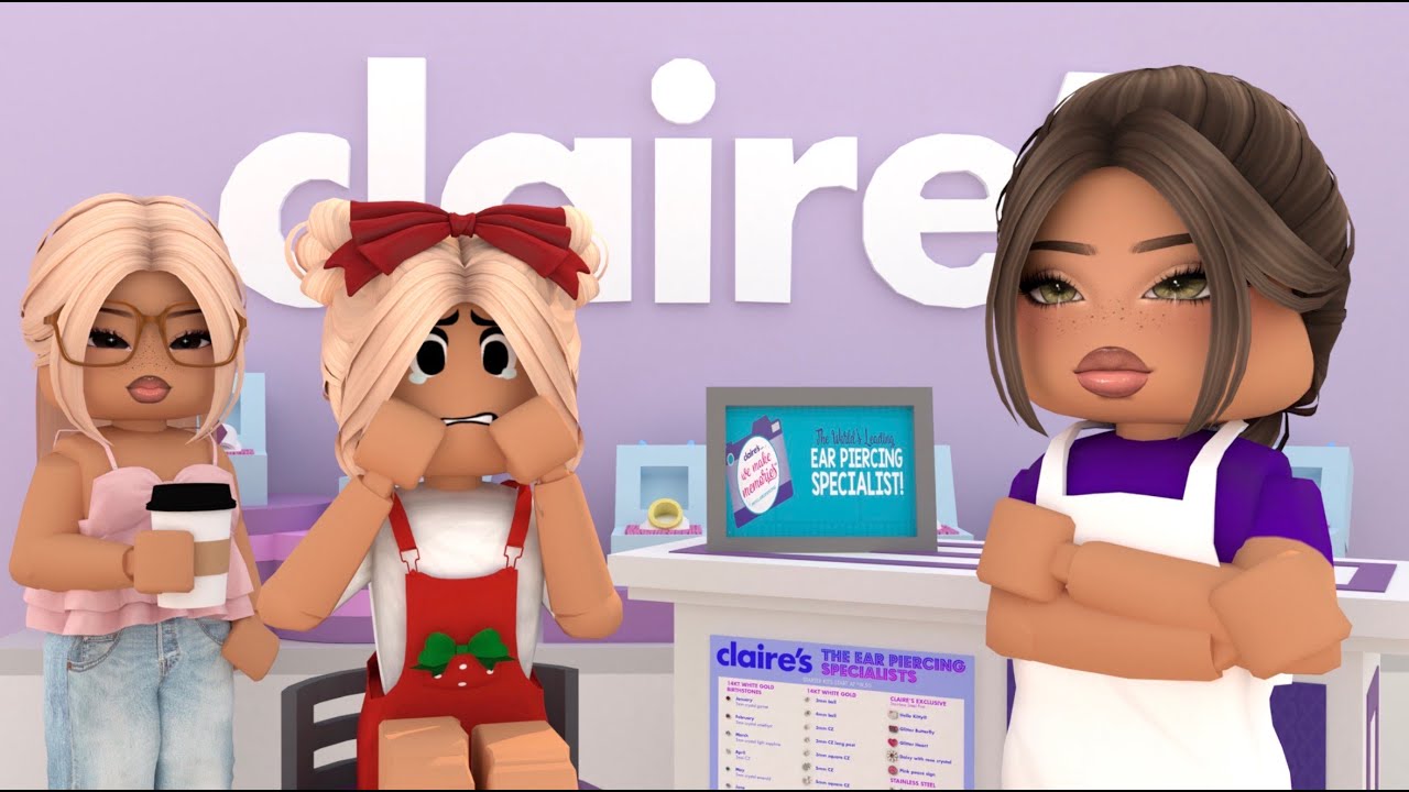 DAISY GETS HER FIRST EVER PIERCING! *SUPER DRAMATIC!* Roblox Bloxburg Voiced RP Roleplay