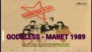 Godbless - Maret 1989 (Guitar Backingtrack with TAB on Screen)