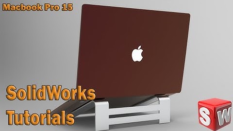 Best CAD Tutorial | Solidworks design of a laptop stand for Macbook Pro 15 | Solidworks Tutorials