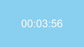 3 Minute 56 Second Timer - (236/36,000)