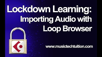 Lockdown Learning: 10 - Importing Audio into Cubase with the Loop Browser