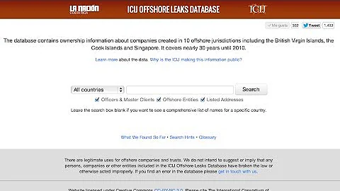ICIJ Offshore Leaks Database Tutorial