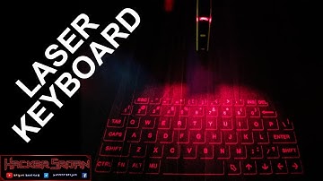 Turn any surface into a KEYBOARD | LASER KEYBOARD