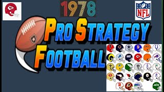Pro Strategy Football 2024 - 1978 Kansas City Chiefs 4-2 vs Oakland Raiders 5-1 WK7