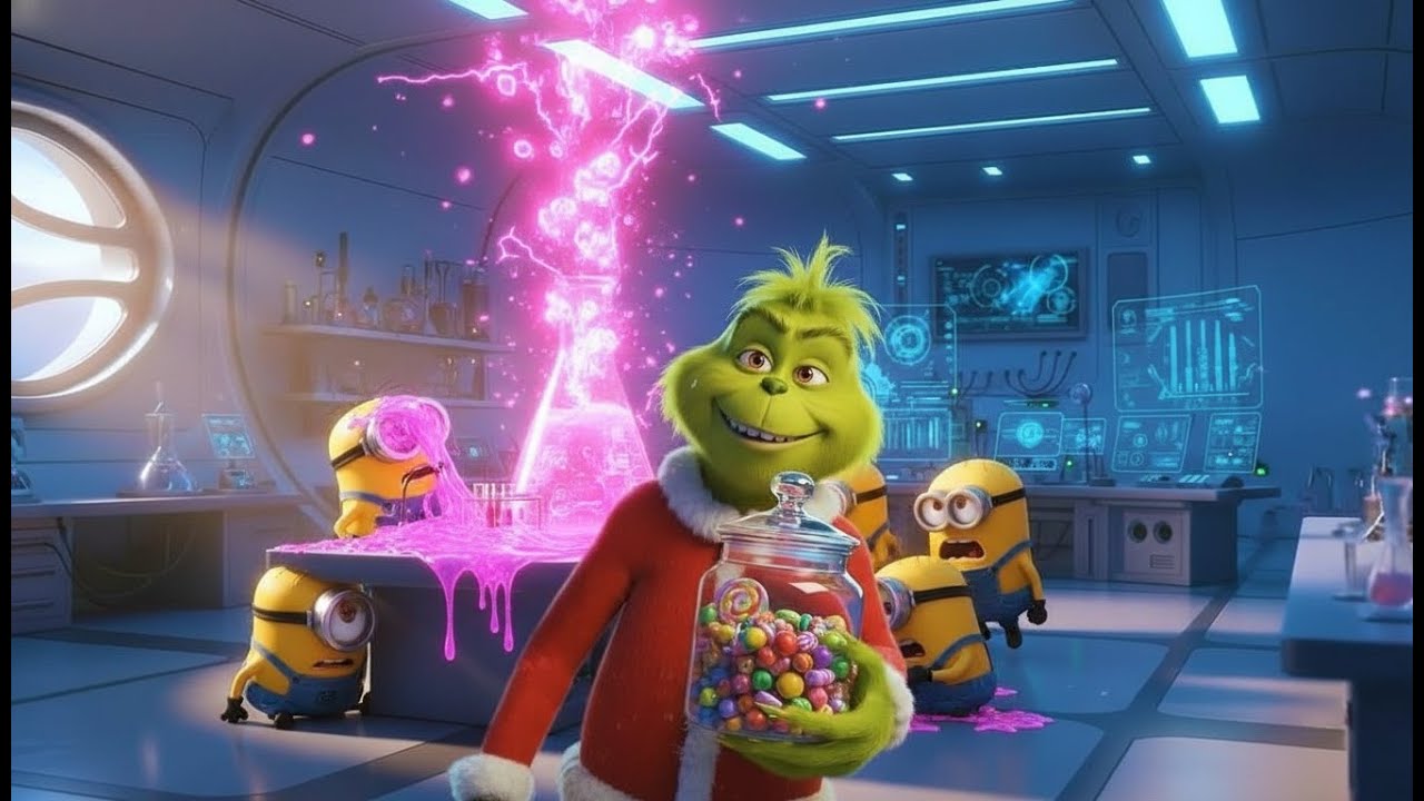 GRINCH Steals Minions' Magical Candy | Funny Minions Animation | Episode 12