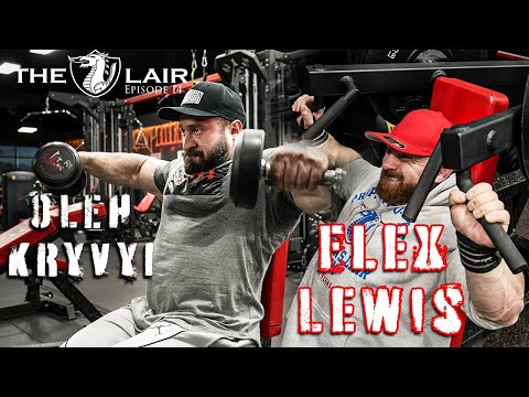 Watch Flex Lewis and Rafael Brandão Train Chest Together at the Dragon's  Lair Gym