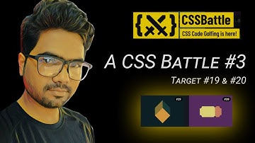 CSS Battle #3 - Cursor (Target #19 - Cube & Target #20 - Ticket)