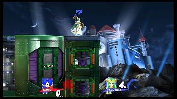 Sonic vs Palutena -Custom moves on - SSB4 Wii U