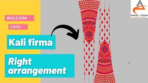 how to make kali design firma | kali firma tutorial | wilcom 2006 | amrish virani