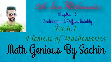 class 12th element math/exercise-6.1/Q-17,18,19,20,21/ (continuity and differentiability) by_sachin