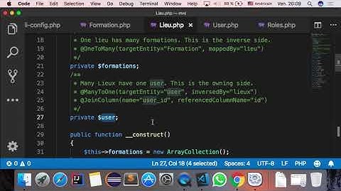 Ngor Seck mvc video 9 Doctrine ORM