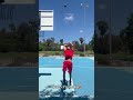 🏀10 Ball Backwards Fullcourt Challenge Day 19 🏀 #basketball #shorts #sports #trickshot #challenge