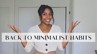 3 REASONS WHY I'M DECLUTTERING...AGAIN | Back To Minimalist Habits| Sadiya Marie