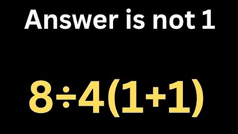Try Solving This Tricky Math Expression!
