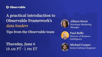 A practical introduction to Observable Framework