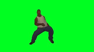 Fat Cj Dancing Green Screen