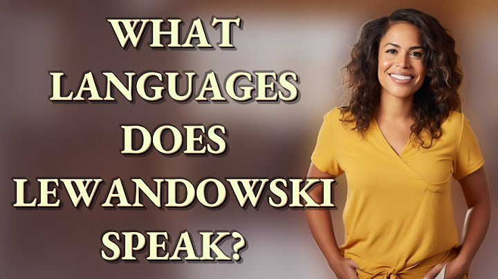 What languages does Lewandowski speak?
