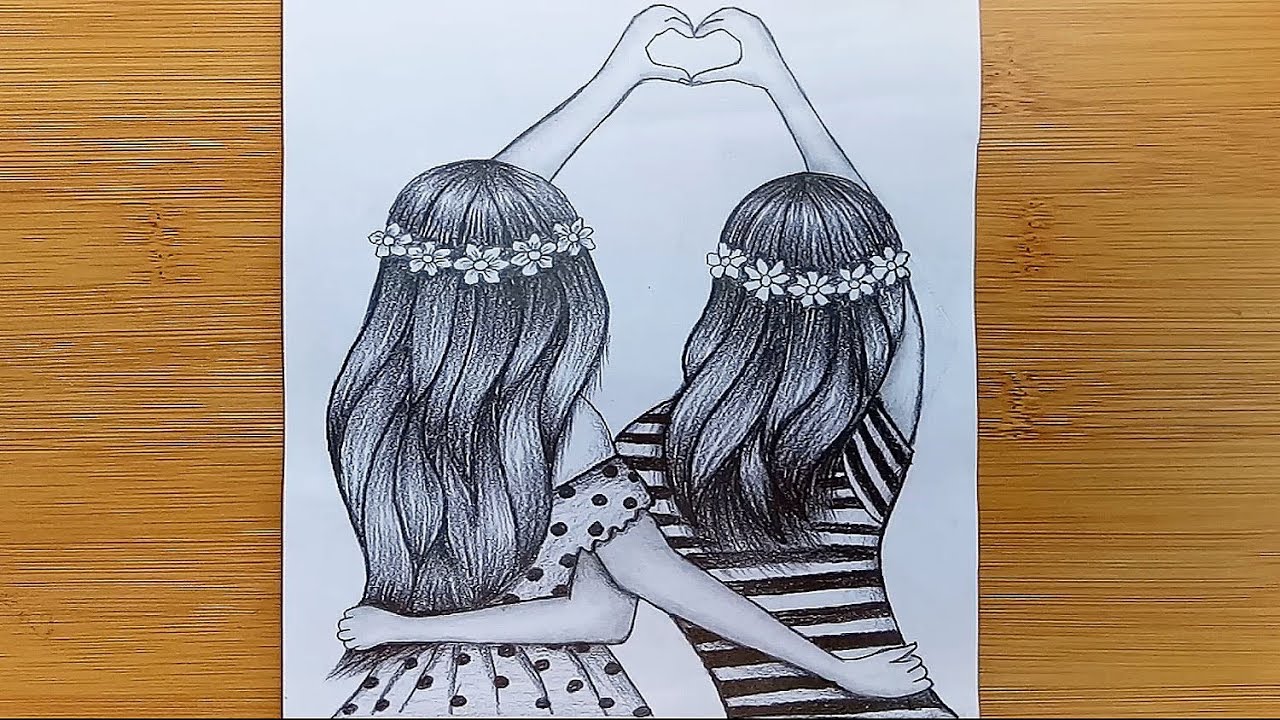 Featured image of post Easy Friendship Drawings In Pencil - Best friend drawings bff drawings drawing sketches friends drawing drawing art pencil drawings drawing ideas bff pics friend pictures.