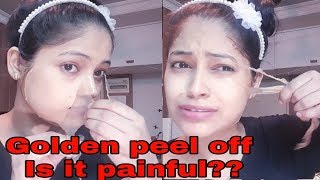 Rs29 मे India का पहला Golden peel off क्या ये Painfullहै?Rs100 मे skincare products|BNatural