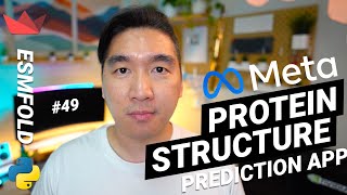 How to build a protein structure prediction app in Python using ESMFold and Streamlit screenshot 2