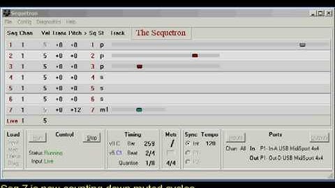 The Sequetron MkII plays microKORG, demo part 3