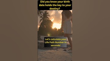 How To Calculate Your Life Path Number in 30 Seconds! #numerology #calculation #lifepathnumber