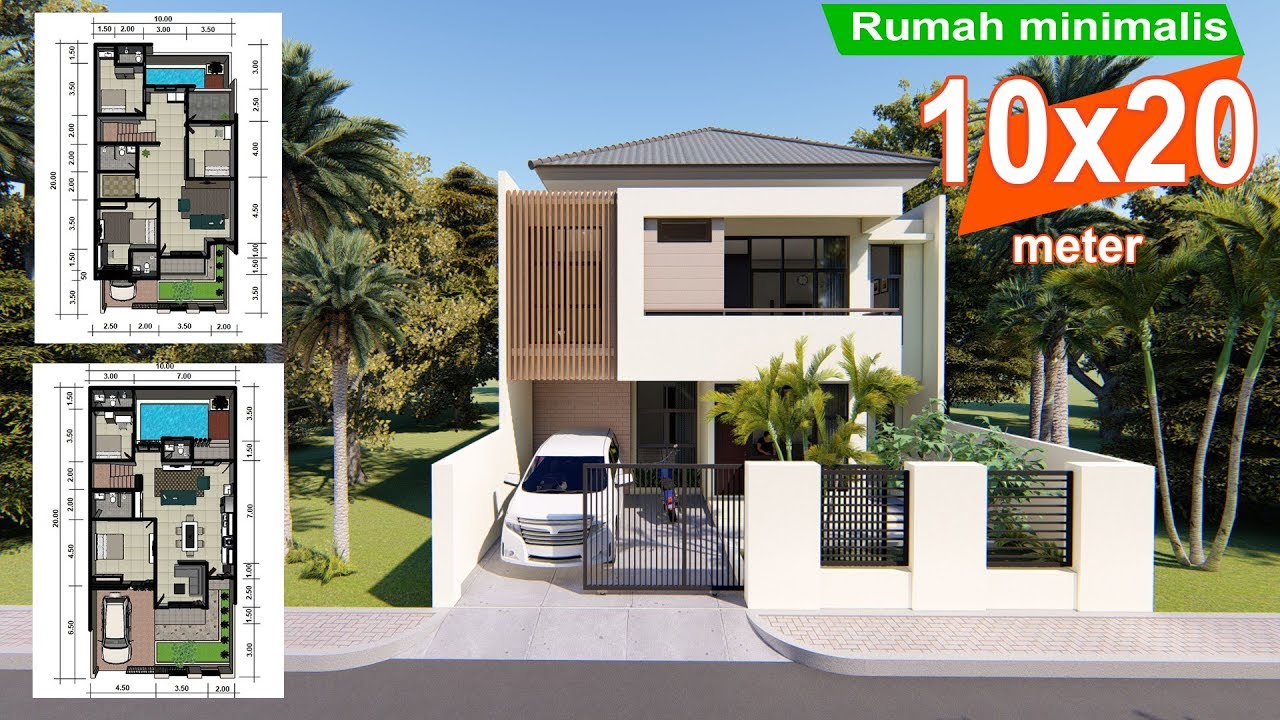 98 Gambar Rumah Minimalis 10 X 20 Gratis Gambar Rumah