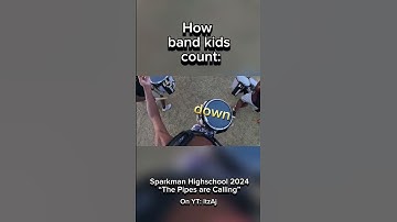 Thumbnail of How band kids count: #band #snareline #snare #marchingband #sparkmanhighschool