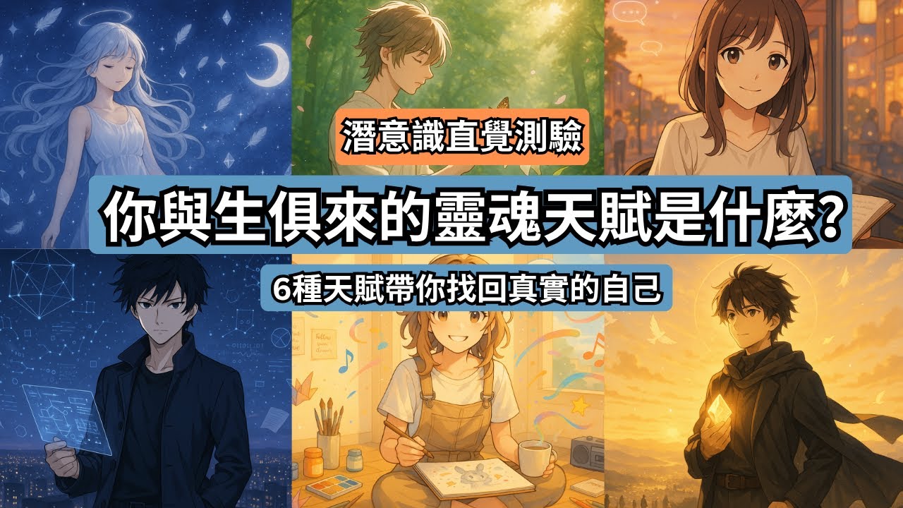 🔮直覺測驗：哪一種靈魂天賦正等待你活出來？#靈魂天賦 #直覺測驗 #天賦解析