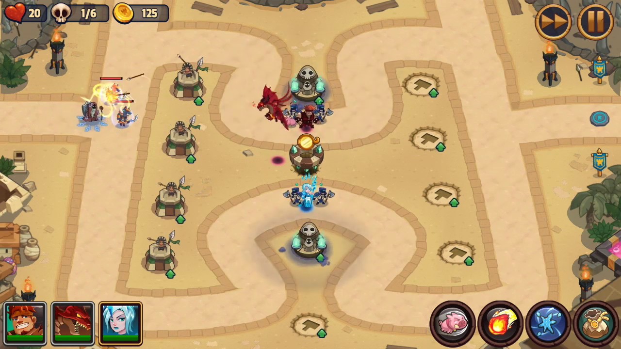 Realm Defense | World 3 | Level 74 | Campaign Mode | 3 Stars | No Spells | Sunstorm Sands