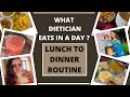 Healthy Lunch to Dinner Routine For Weight Loss | What Dietician Eats in a Day | My life With Kids