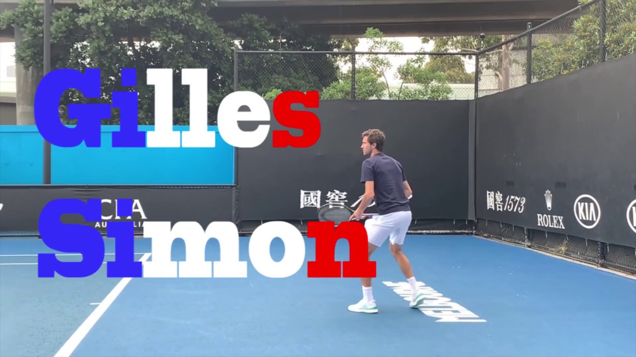 全豪オープンテニス19 フランスのジル シモンのプラクティス Youtube 全豪オープンテニス19 フランスのジル シモンのプラクティス Youtube