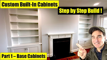 How to Build Custom Recessed Cabinets - Part 1: Design & Base Cabinets