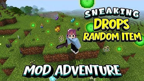 Minecraft But, Sneaking Drops Random Items!