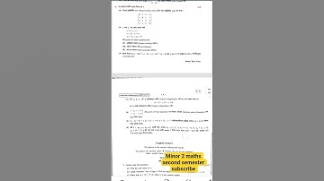 CU 2nd Semester Minor Mathematics Paper 2024 ✍️ | Full Question Paper + 2025 Exam Tips!